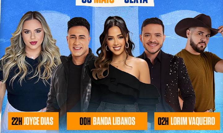Hoje tem festa no Paraíso com Joyce Dias, Banda Líbanos e Lorin Vaqueiro
