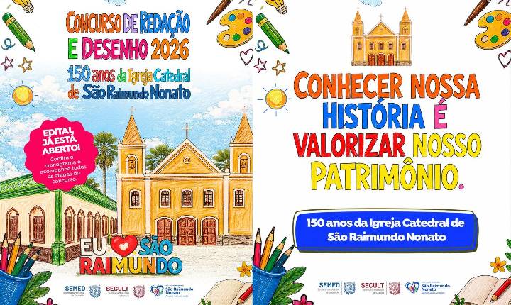 Prefeitura de São Raimundo Nonato promove Concurso de Redação e Desenho