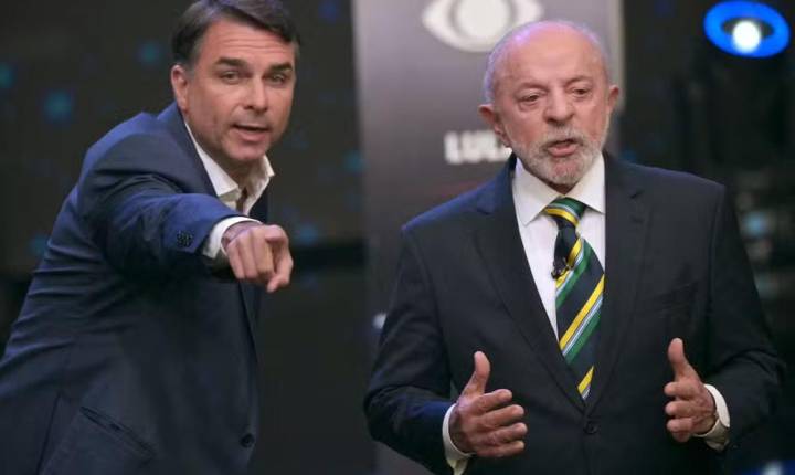 Quaest: Flávio tem 45%, e Lula, 44%; distância cai a 4 dias do 2º turno