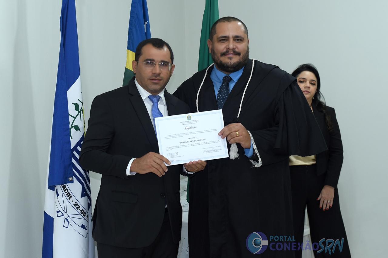 Ramon Ruben Macêdo foi diplomado Prefeito de Anísio de Abreu nesta quinta-feira (05/12)