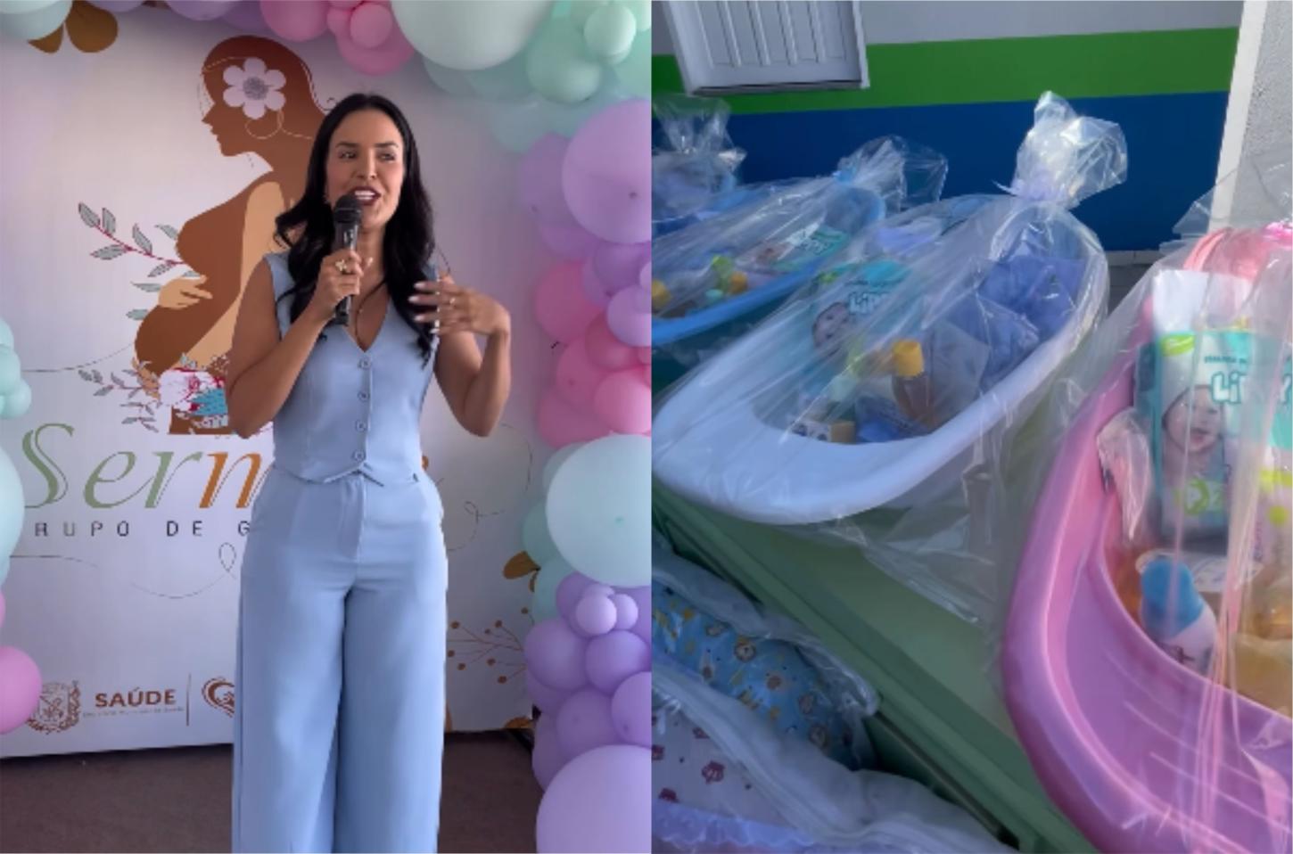 Prefeitura de São Raimundo Nonato realiza encontro com grupos de mães e entrega kits de natalidade