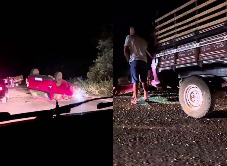 Colisão entre três veículos causa uma morte e deixa seis feridos em São Raimundo Nonato