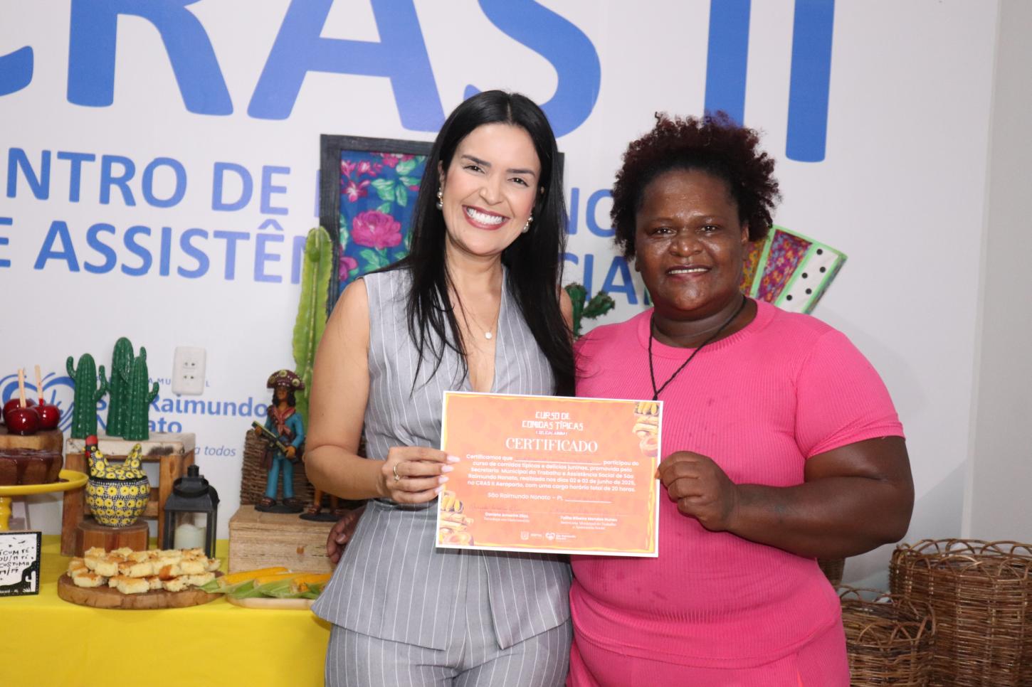 Curso de comidas típicas e delícias juninas capacita mulheres e gera renda em São Raimundo Nonato