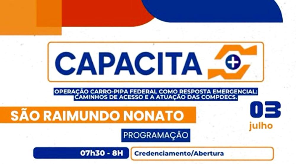 Defesa Civil realizará evento em São Raimundo Nonato para alinhamento técnico da Operação Carro-Pipa