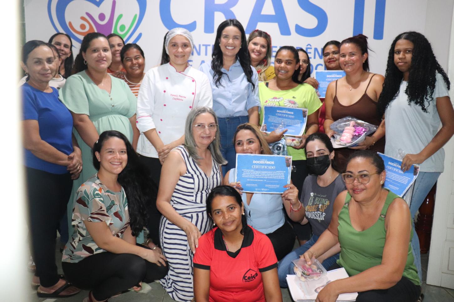 Finalização do Curso de Doces Finos promovido pela Prefeitura de São Raimundo Nonato