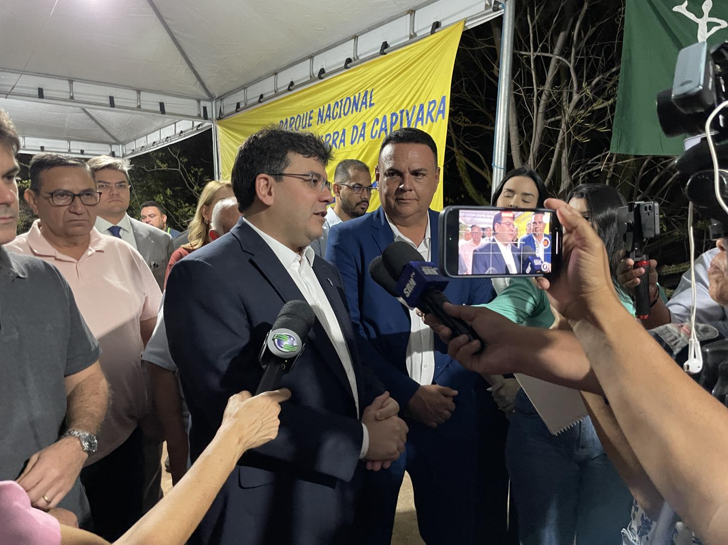 Governador Rafael Fonteles esteve presente no velório da Arqueóloga Niède Guidon