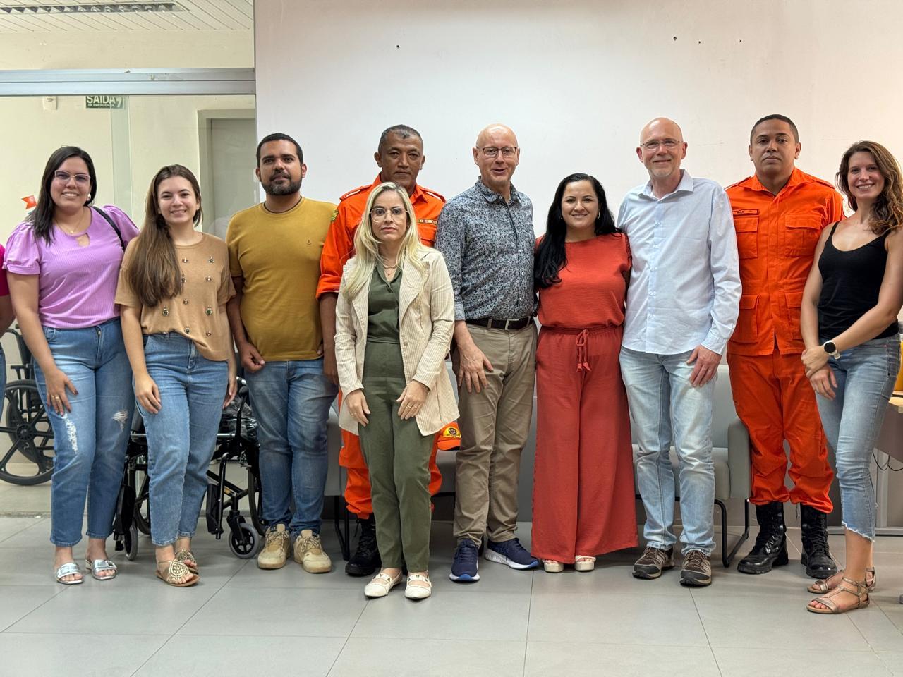 Rede municipal de ensino de São Raimundo Nonato recebe equipe de projeto alemão de segurança no trânsito