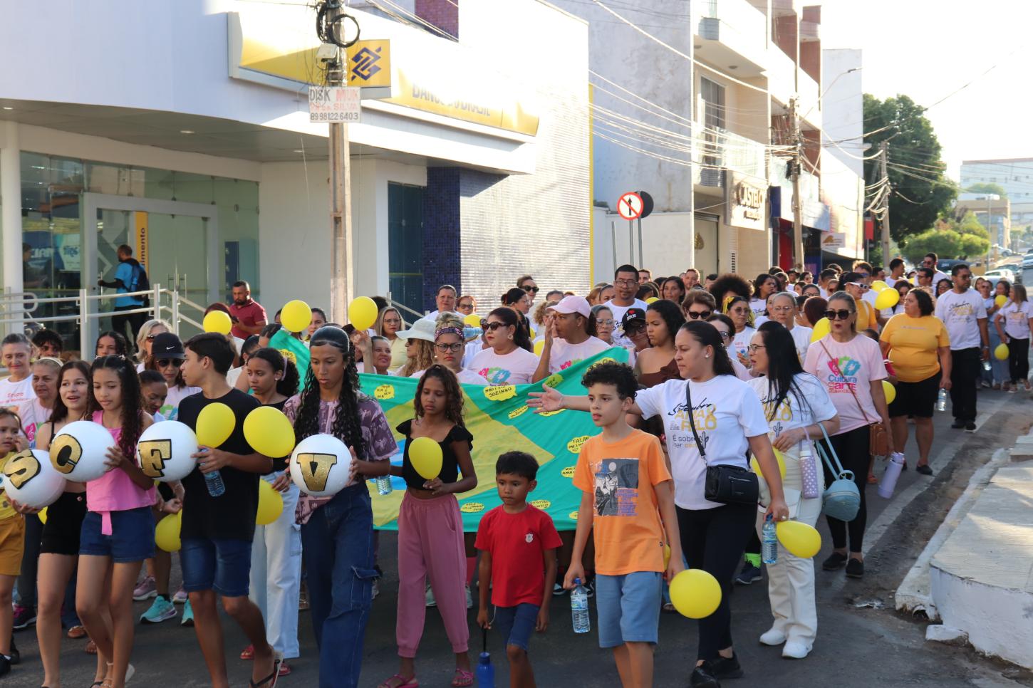 Caminhada do Setembro Amarelo mobiliza São Raimundo Nonato na luta pela vida