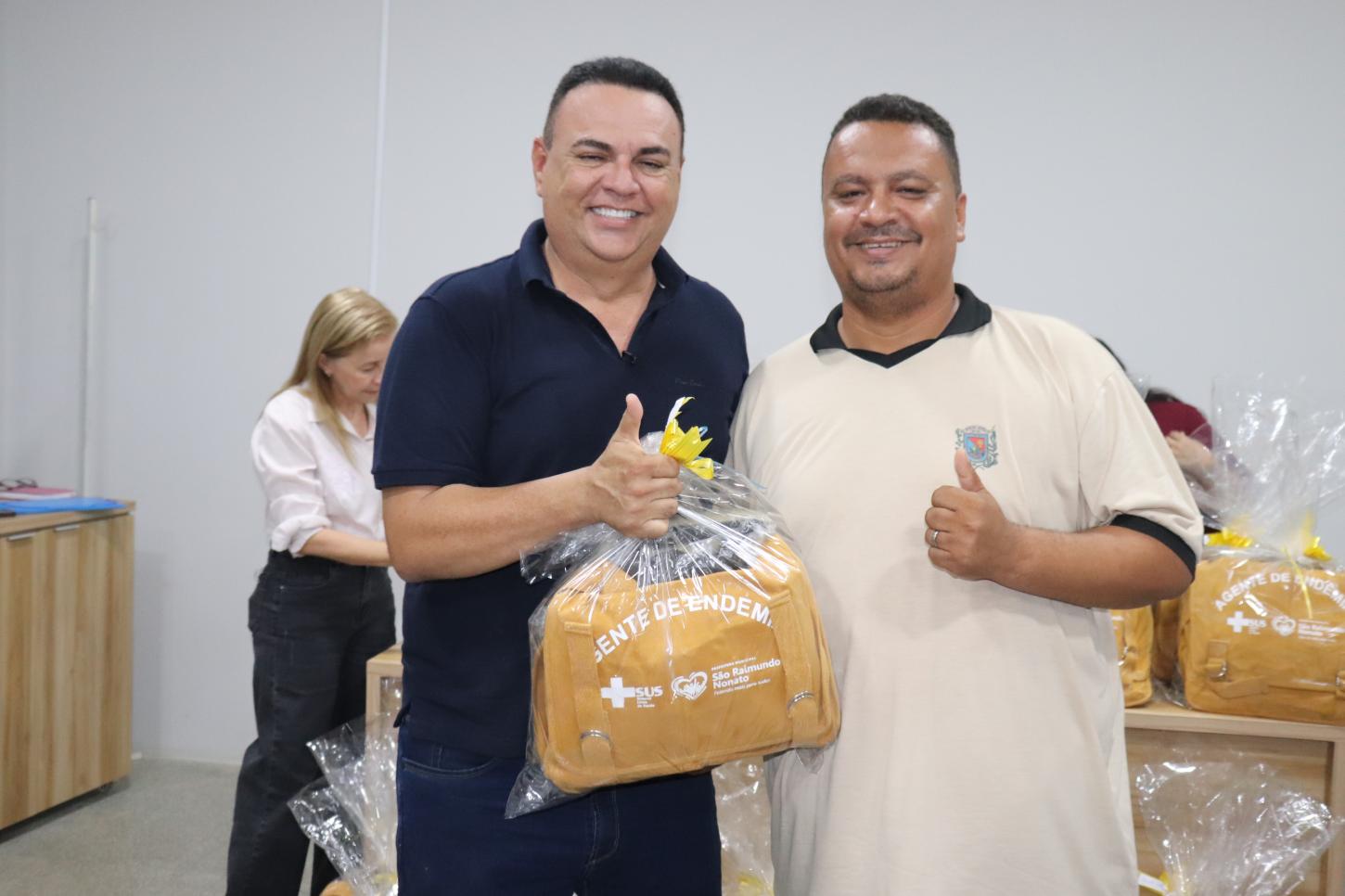 Prefeitura de São Raimundo Nonato entrega novos Kits de EPIs aos Agentes de Endemias
