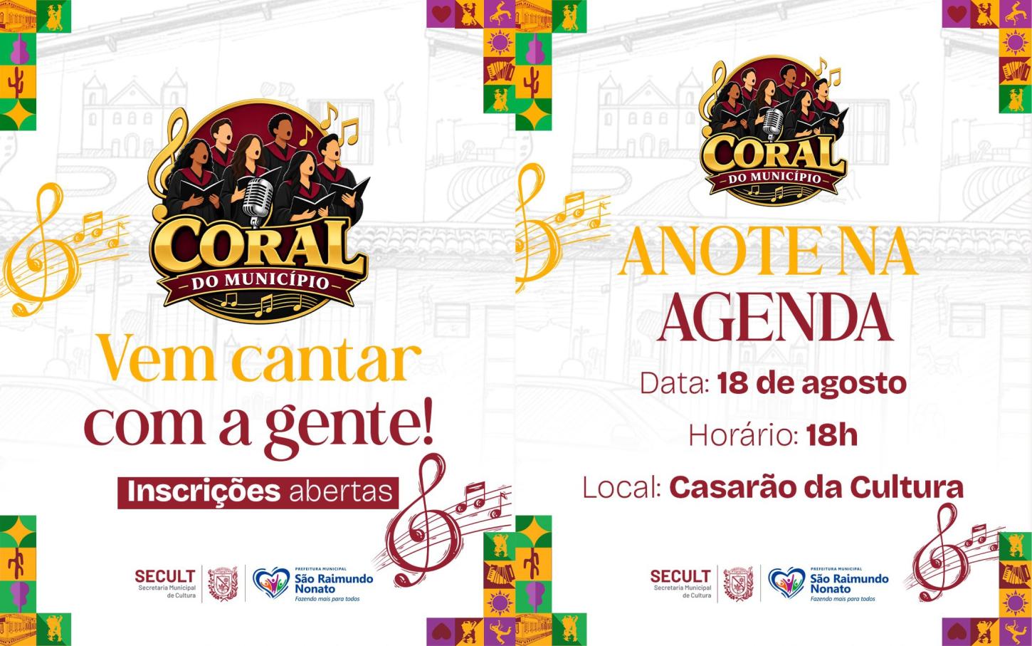 Prefeitura de São Raimundo Nonato abre inscrições para o Coral do Município
