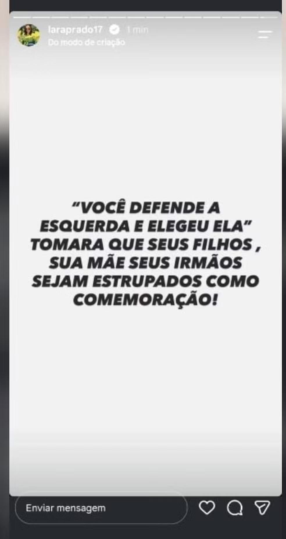 Servidora é exonerada após post desejando que famílias de esquerdistas sejam estupradas em RO; defesa diz que conta foi hackeada